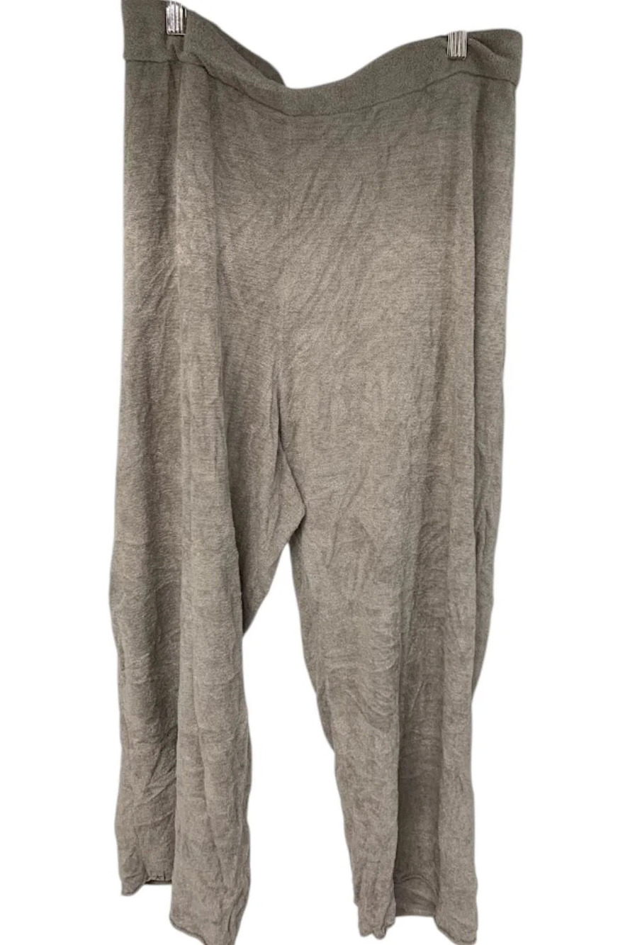 Barefoot Dreams Women's CozyChic Rolled Edge Ankle Pant Beach Rock - Regular